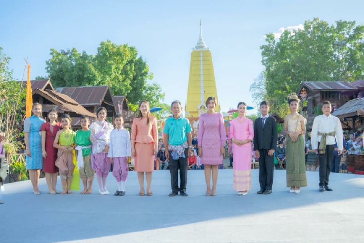 เข้าร่วมการแสดงงานเทศกาลไหมสากล ประเพณีผูกเสี่ยวและงานกาชาด จังหวัดขอนแก่น