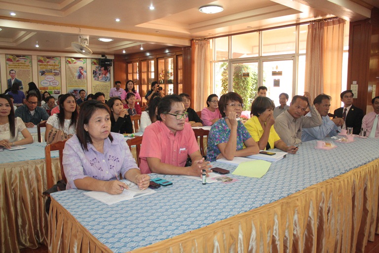 การอบรมเชิงปฏิบัติการ เพื่อขยายผลการนำ Asean curriculum sourcebook สู่การปฏิบัติของโรงเรียต้นแบบฯ