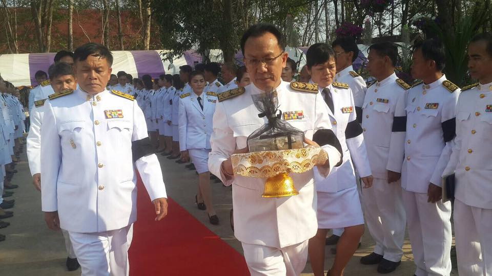 พิธีพระราชทานเพลิงศพ พระมงคลวราจารย์ (หลวงปู่ธีร์ เขมจารี) และพระครูศรีปัญญาประโชติ(หลวงพ่อผอง ถิรญาโณ)