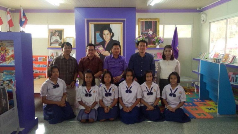 ตรวจเยี่ยมห้องสมุดเฉลิมพระเกียรติสมเด็จพระเทพรัตนราชสุดาฯ