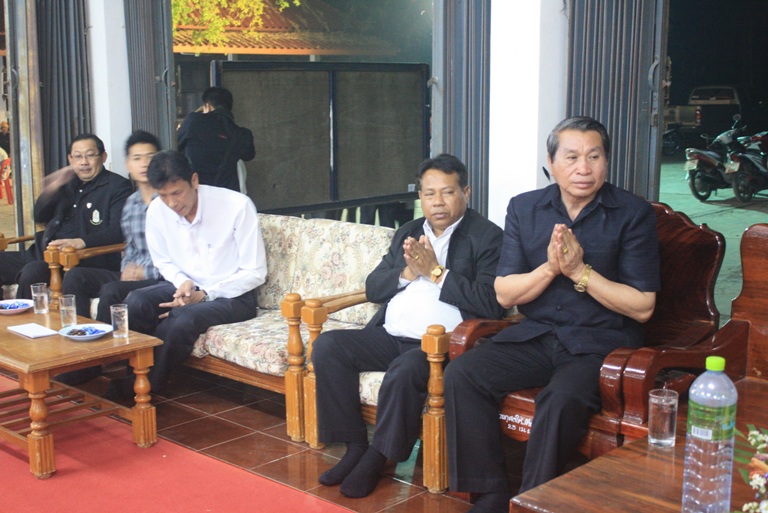 สวดอภิธรรมศพ ผู้ใหญ่บ้าน บ้านดอนหัน ตำบลภูเวียง อำเภอภูเวียง จังหวัดขอนแก่น