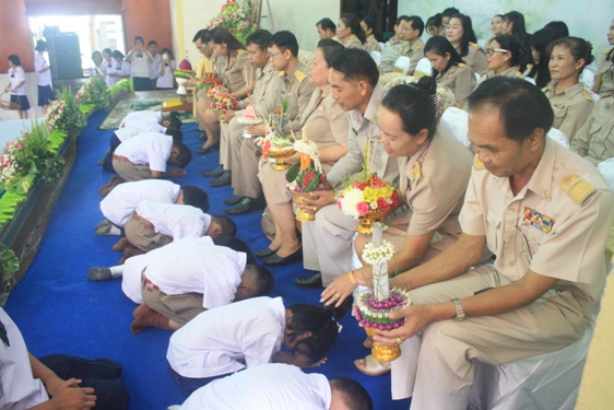 พิธีไหว้ครู 2557