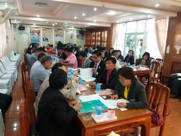 ประชุมเตรียมความพร้อมสถานที่แข่งขันงานศิลปหัตถกรรมนักเรียน ครั้งที่ 67