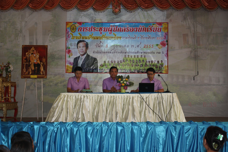 การประชุมผู้ปกครองตั้งแต่ชั้นอนุบาลจนถึงชั้นประถมศึกษาปีที่ 6