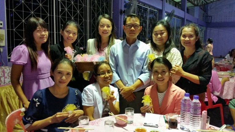 งานเลี้ยงต้อนรับคุณครูคนใหม่ ห้องเรียน MEPและเลี้ยงส่ง รองนิรุจน์ นครศรี